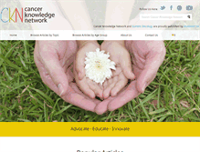 Tablet Screenshot of cancerkn.com